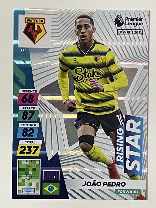 Joao Pedro Watford Rising Star Panini Adrenalyn XL PLUS Premier League 2021 2022