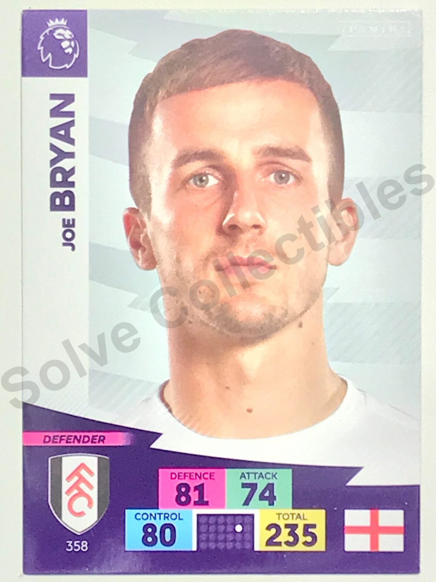 Joe Bryan (Fulham) Football Sticker &#8211; Premier League Adrenalyn XL 2020:21