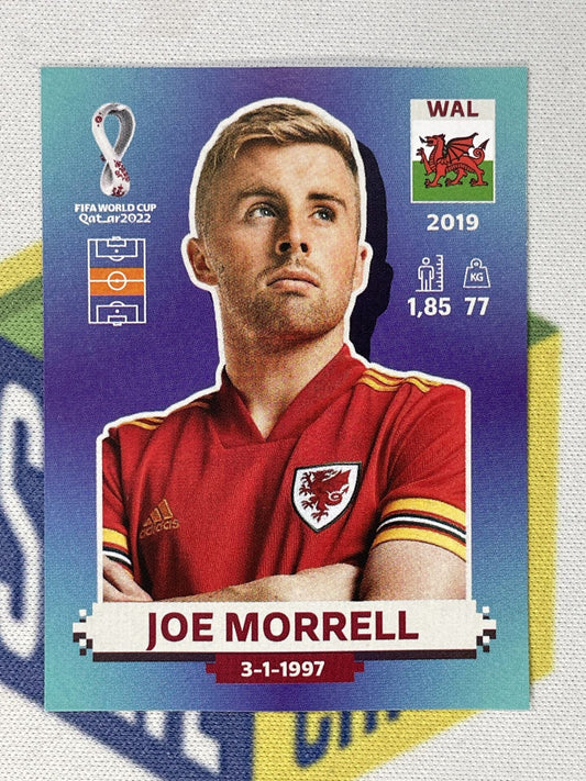 Joe Morrell Wales Panini World Cup 2022 Qatar Stickers