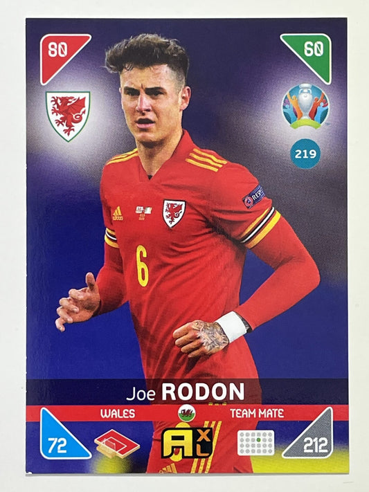 Joe Rodon Team Mates (Wales) Football Card &#8211; Euro 2020 Adrenalyn XL