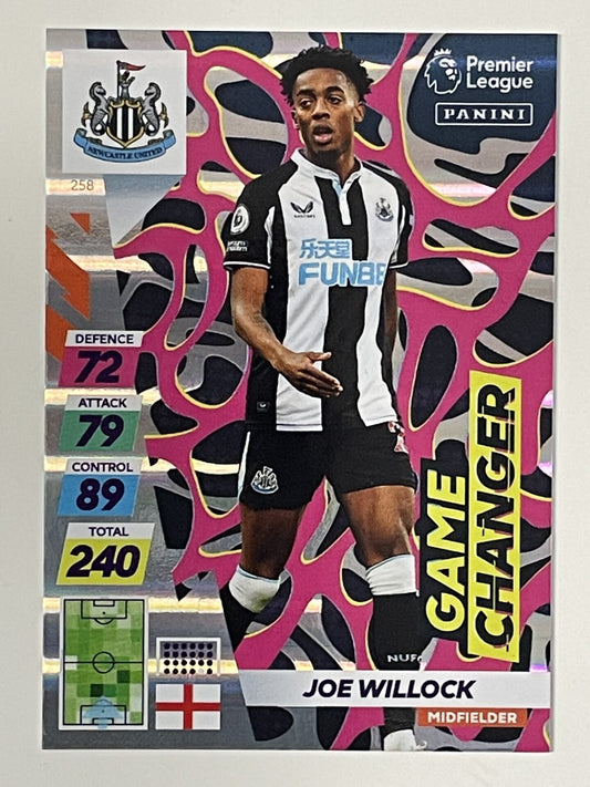 Joe Willock Newcastle United Game Changer Panini Adrenalyn XL PLUS Premier League 2021 2022