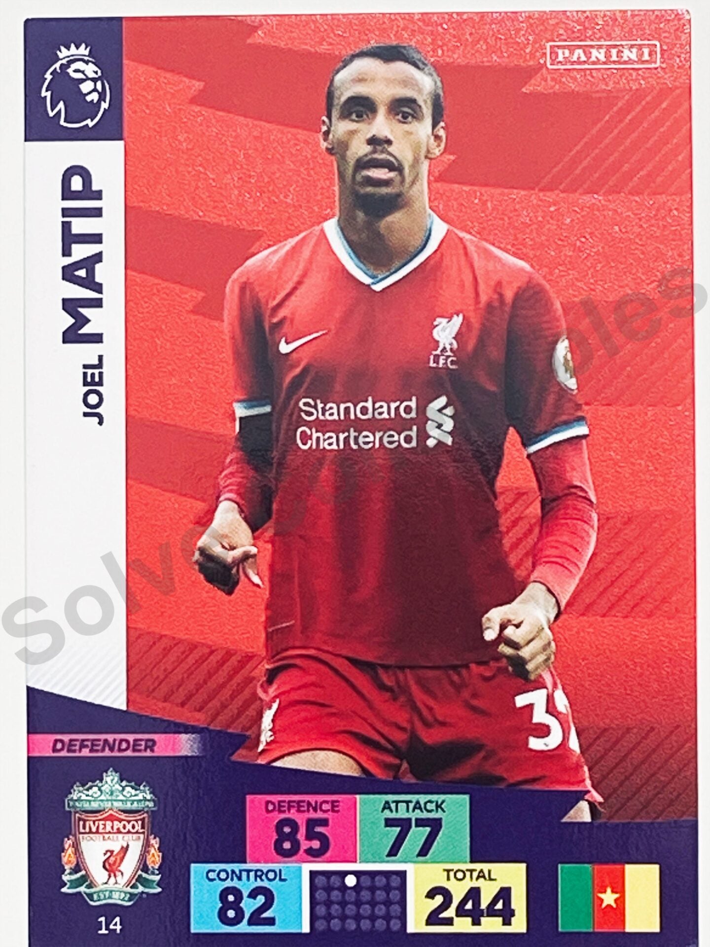 Joel Matip (Liverpool) Football Card &#8211; Premier League Adrenalyn XL 2020:21