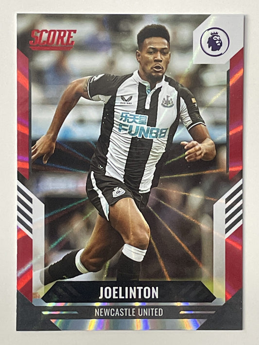 Joelinton Newcastle United Base Red Laser Parallel Panini Premier League Score 2021 2022