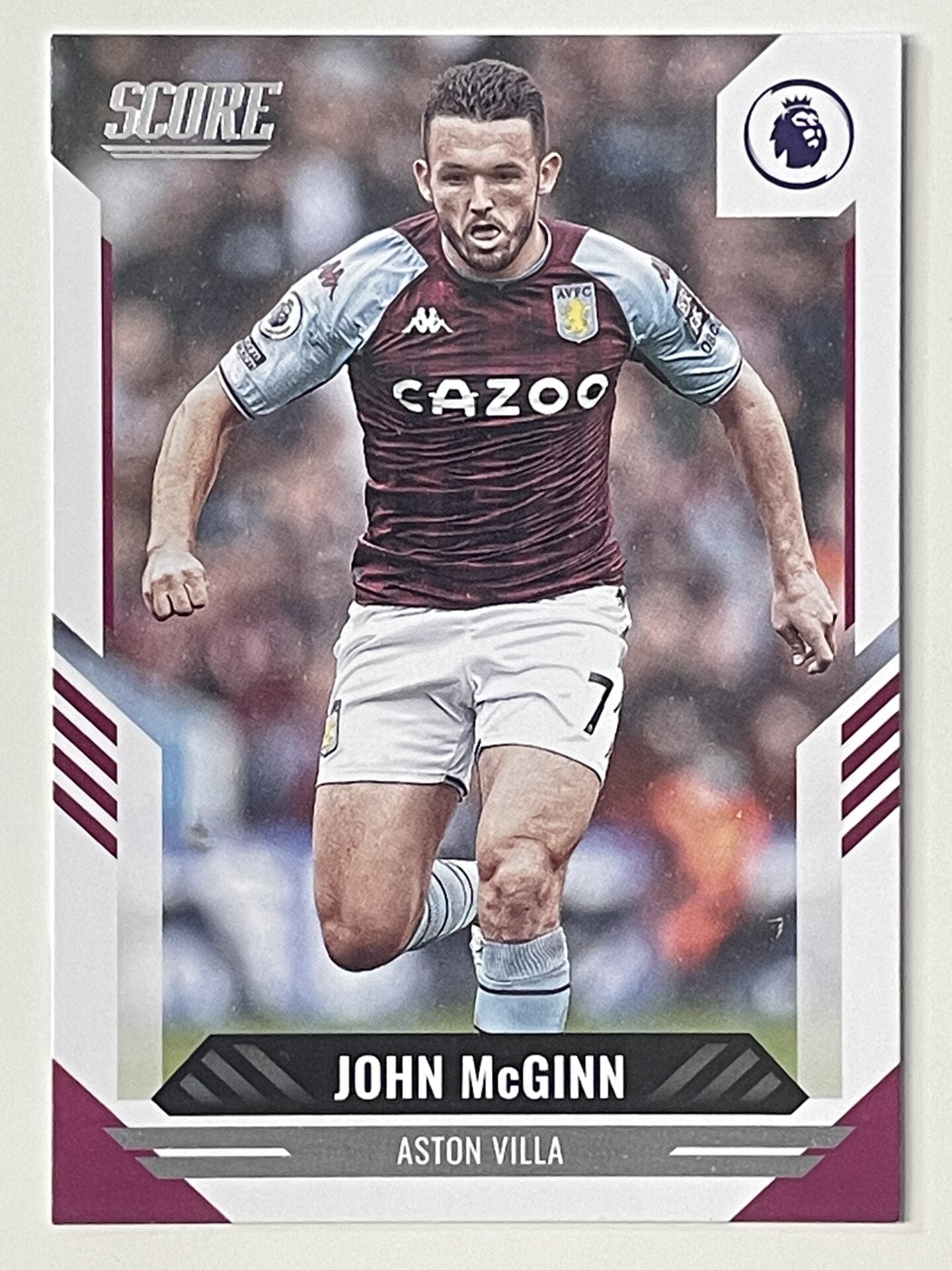 John McGinn Aston Villa Base Panini Premier League Score 2021 2022