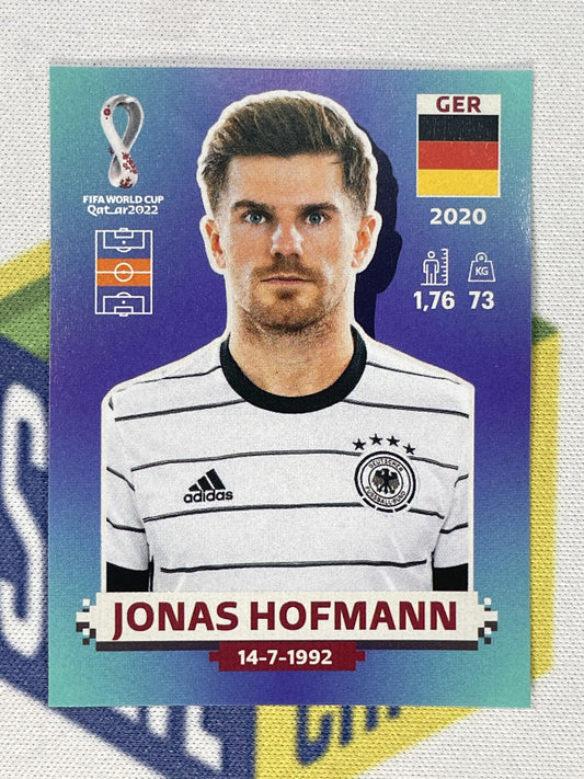 Jonas Hofmann Germany Panini World Cup 2022 Qatar Stickers