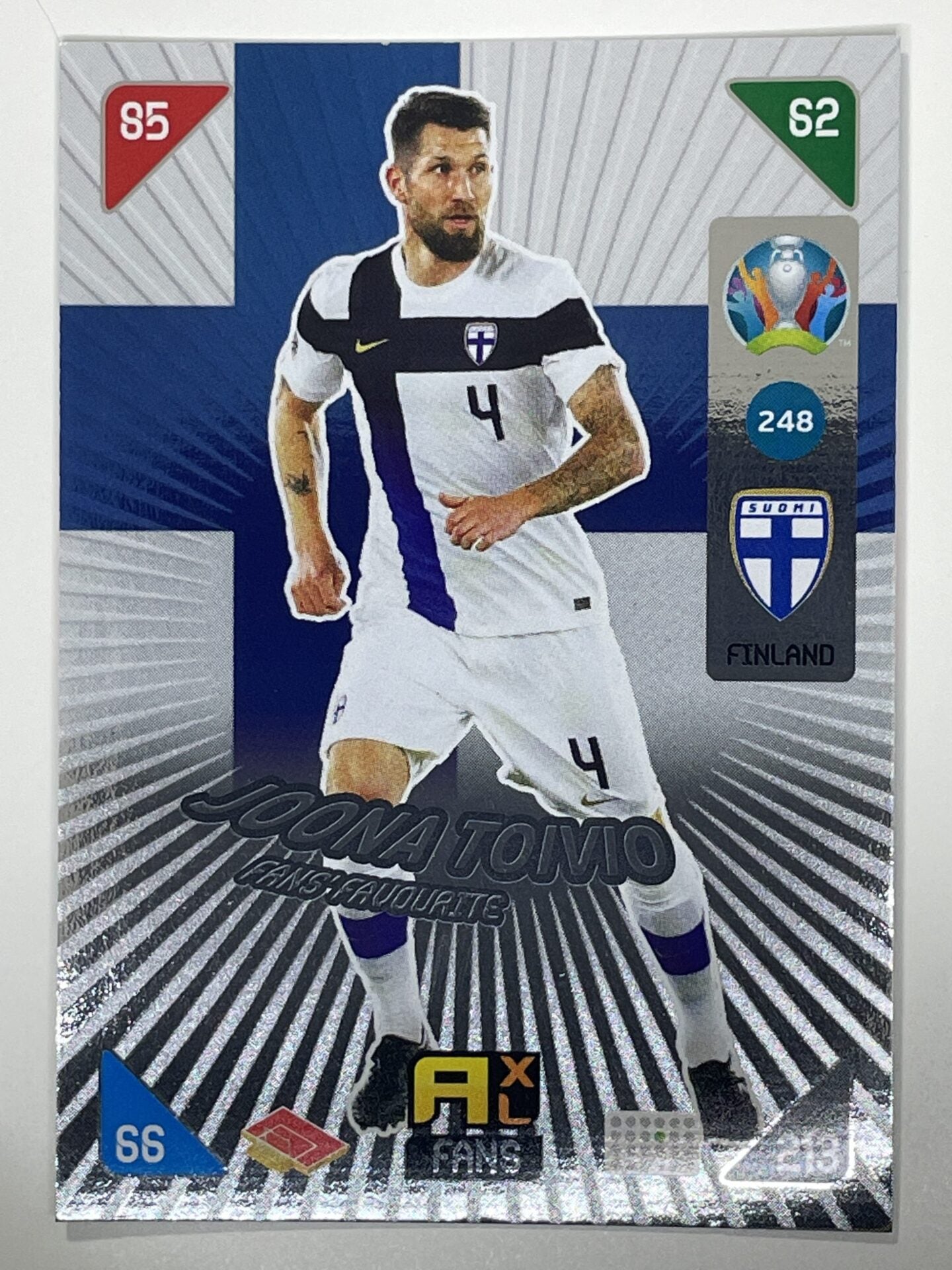 Joona Toivio Fans Favourites (Finland) Football Card &#8211; Euro 2020 Adrenalyn XL