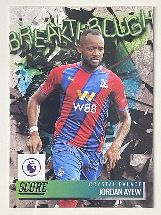 Jordan Ayew Crystal Palace Breakthrough Panini Premier League Score 2021 2022