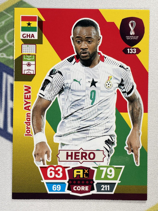 Jordan Ayew Ghana Panini World Cup 2022 Adrenalyn XL Card