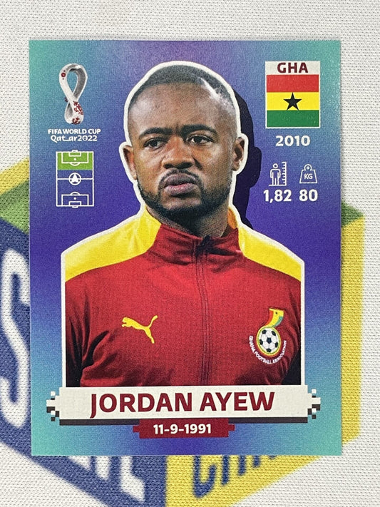 Jordan Ayew Ghana Panini World Cup 2022 Qatar Stickers