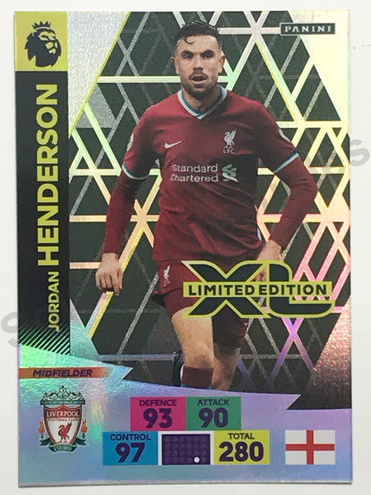 Jordan Henderson Limited Edition (Liverpool) Football Card &#8211; Premier League Adrenalyn XL 2020:21