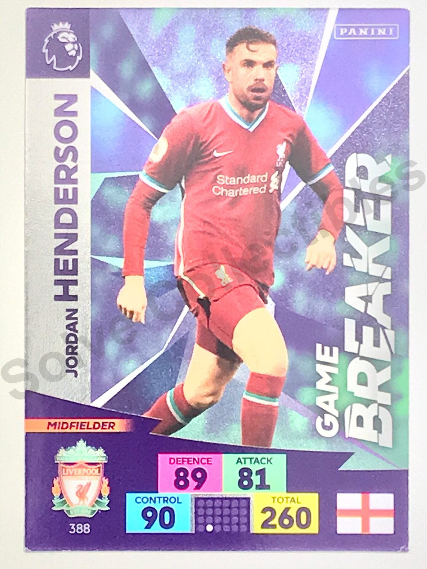 Jordan Henderson (Liverpool) &#8211; Game Breaker Football Card &#8211; Premier League Adrenalyn XL 2020:21