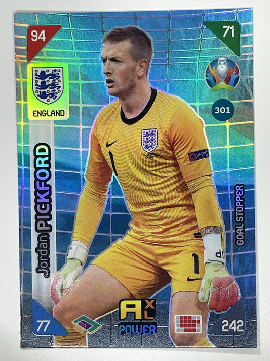 Jordan Pickford Goal Stoppers (England) Football Card &#8211; Euro 2020 Adrenalyn XL