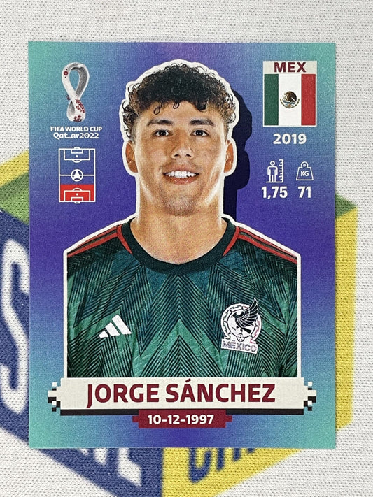 Jorge Sanchez Mexico Panini World Cup 2022 Qatar Stickers