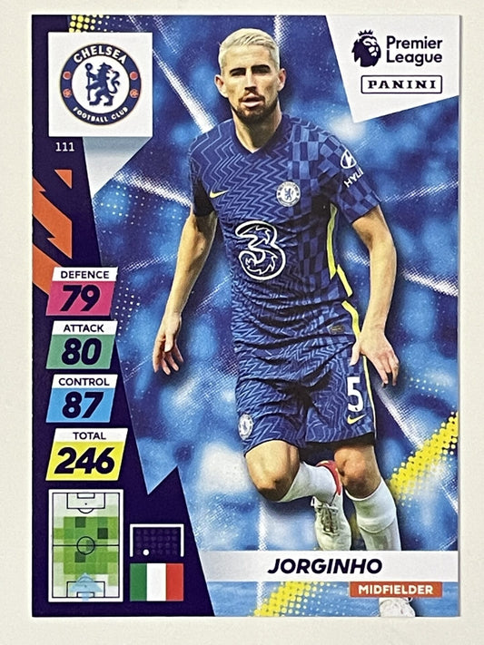 Jorginho Chelsea Base Panini Adrenalyn XL PLUS Premier League 2021 2022