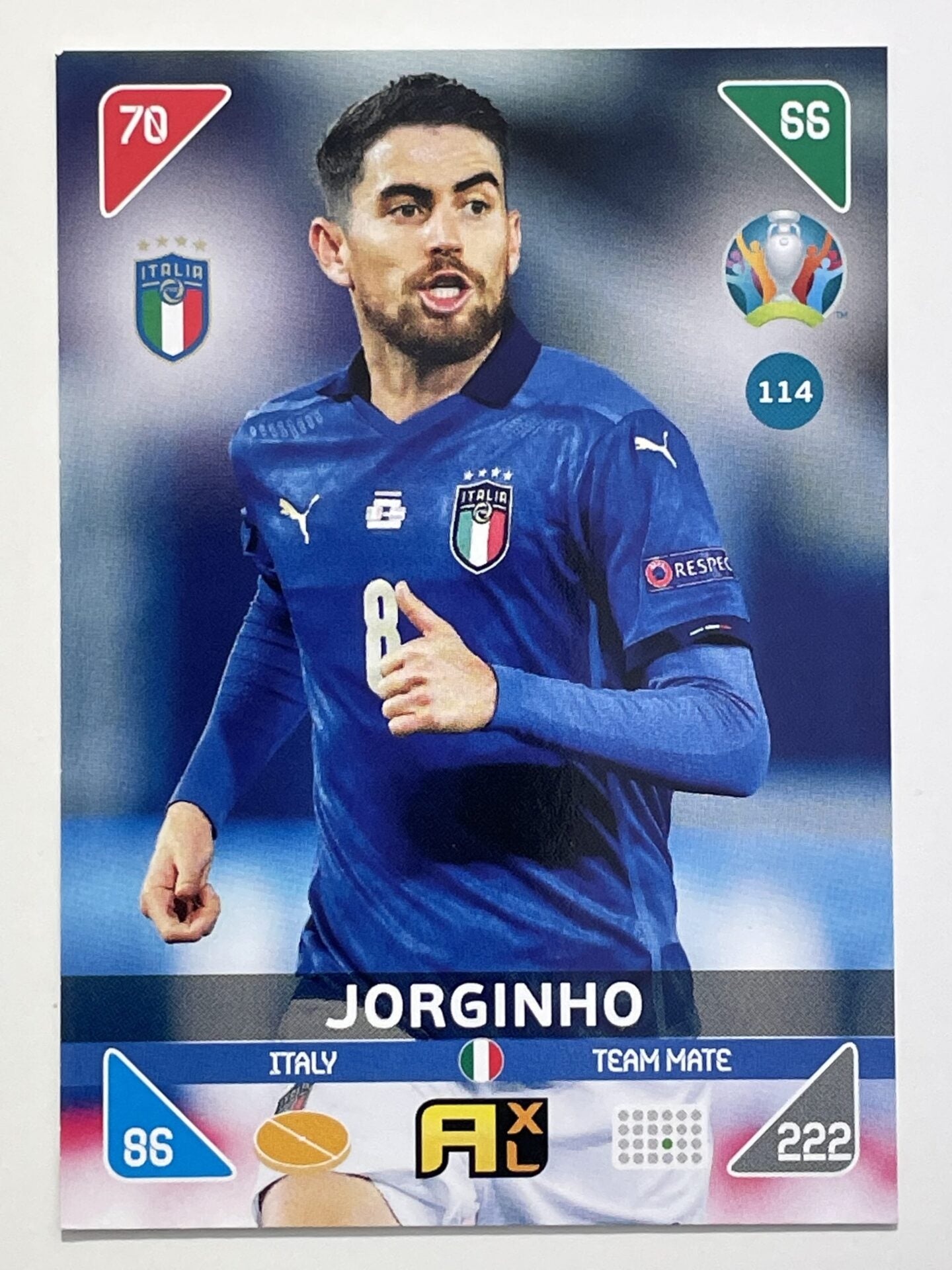 Jorginho Team Mates (Italy) Football Cards &#8211; Euro 2020 Adrenalyn XL