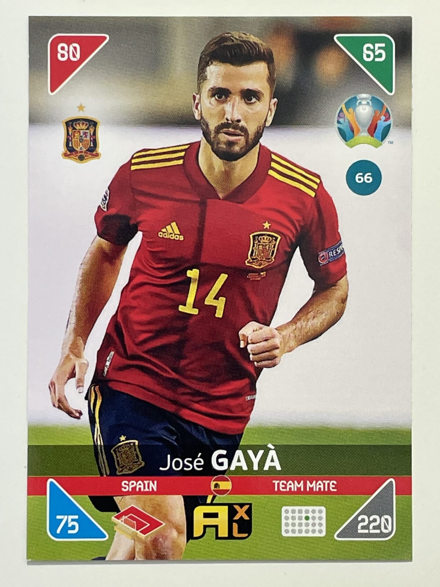 Jose Gaya Team Mates (Spain) Football Card &#8211; Euro 2020 Adrenalyn XL