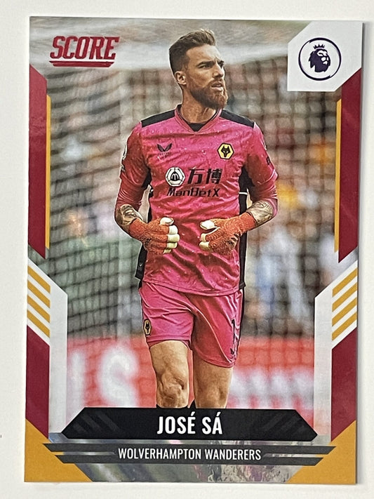 Jose Sa Wolves Base Red Lava Parallel Panini Premier League Score 2021 2022