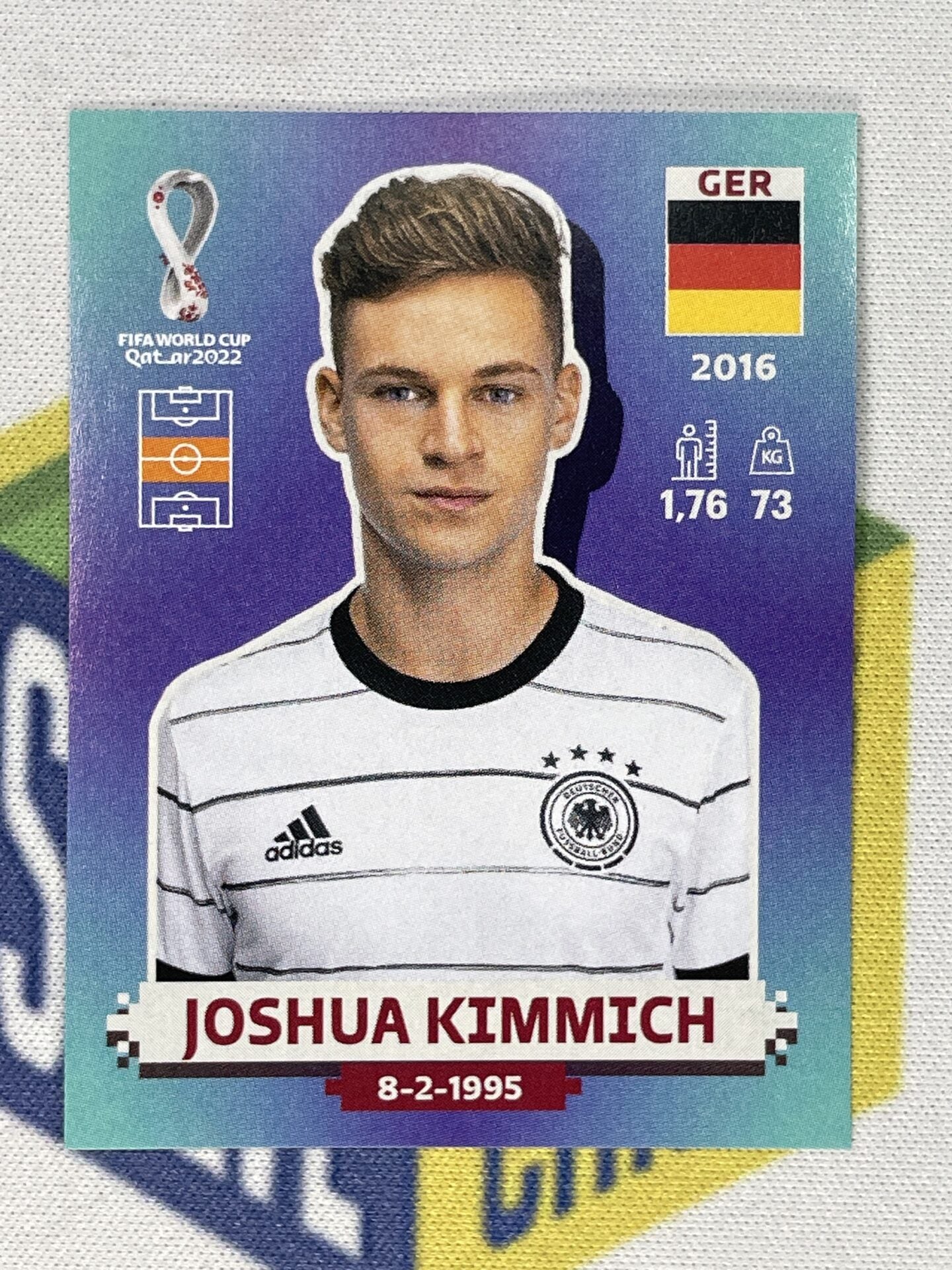 Joshua Kimmich Germany Panini World Cup 2022 Qatar Stickers