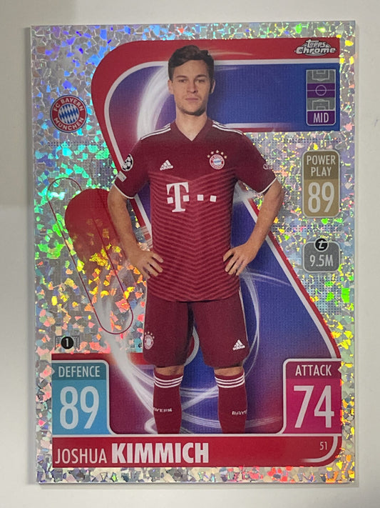 Joshua Kimmich Speckle Topps Match Attax Chrome 2021 2022