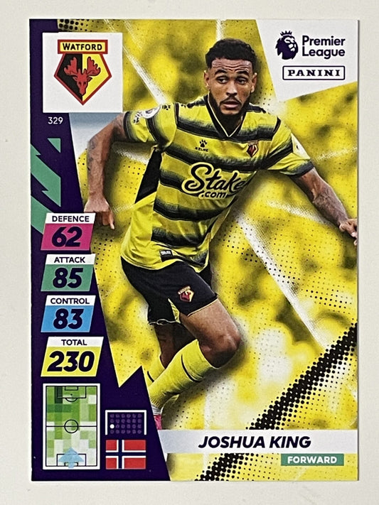 Joshua King Watford Base Panini Adrenalyn XL PLUS Premier League 2021 2022