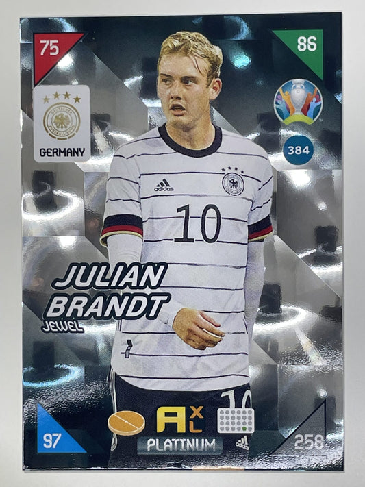 Julian Brandt Jewels (Germany) Football Card &#8211; Euro 2020 Adrenalyn XL