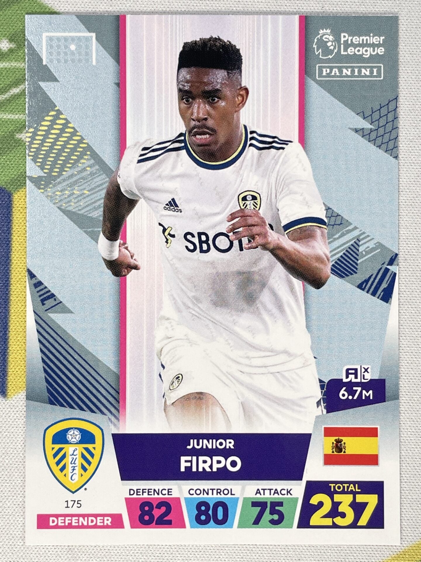 Junior Firpo Leeds Panini Premier League Adrenalyn XL 2023 Card