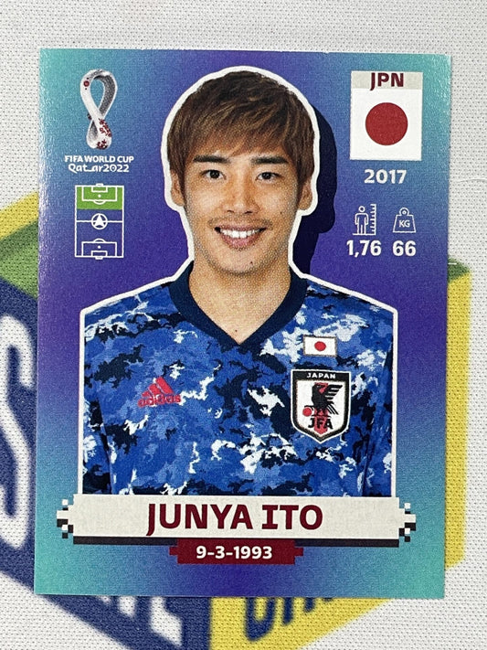 Junya Ito Japan Panini World Cup 2022 Qatar Stickers