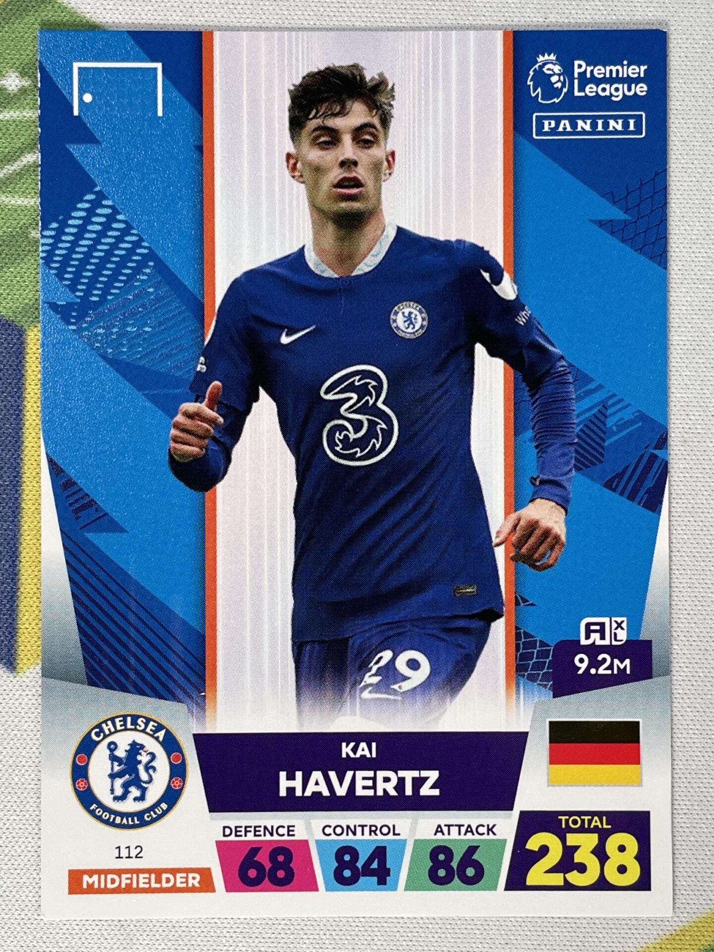 Kai Havertz Chelsea Panini Premier League Adrenalyn XL 2023 Card