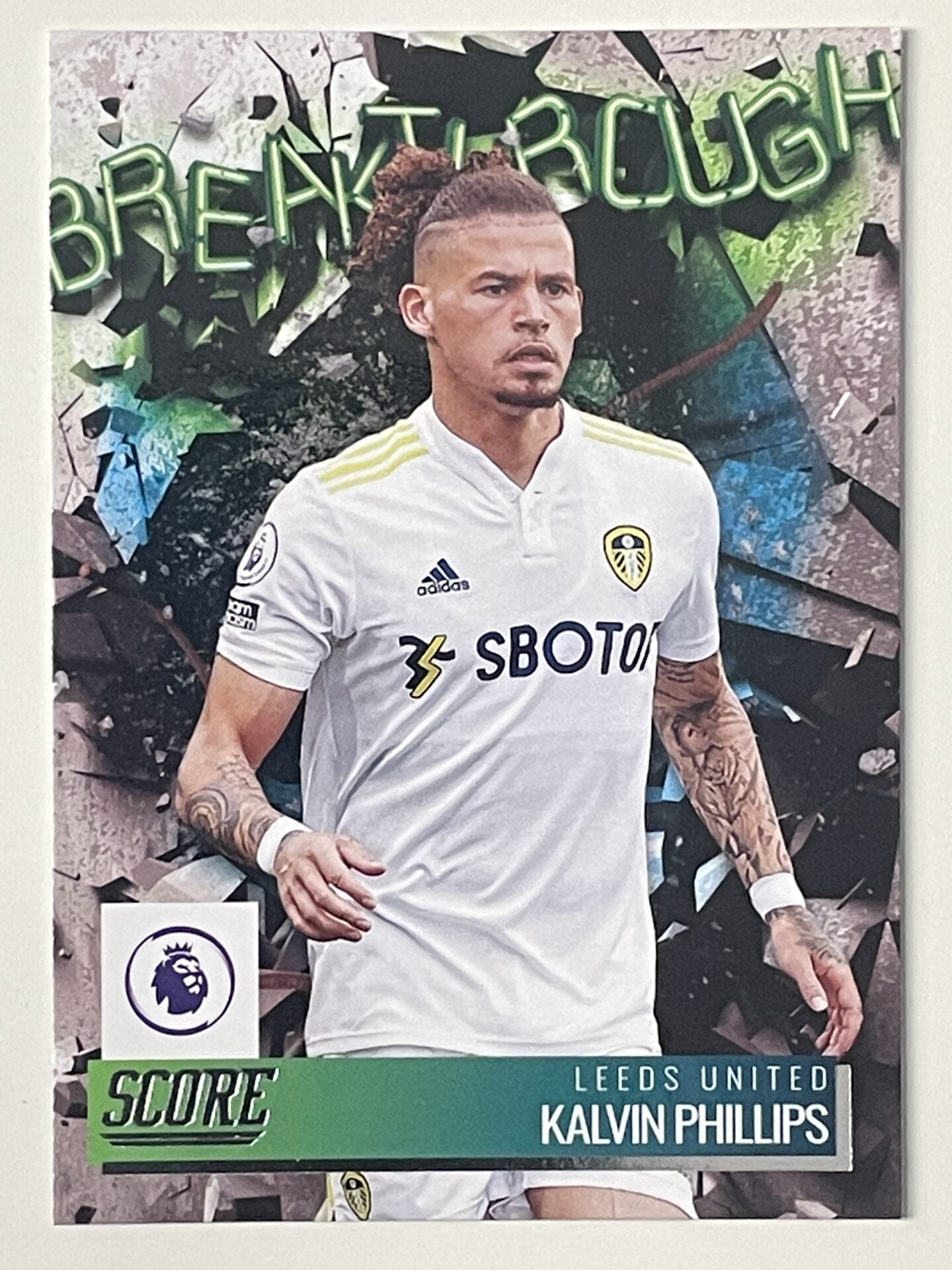 Kalvin Phillips Leeds United Breakthrough Panini Premier League Score 2021 2022