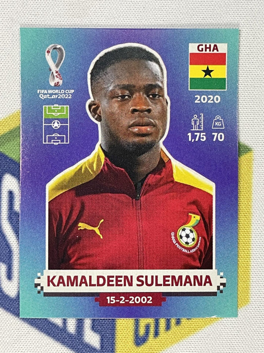 Kamaldeen Sulemana Ghana Panini World Cup 2022 Qatar Stickers