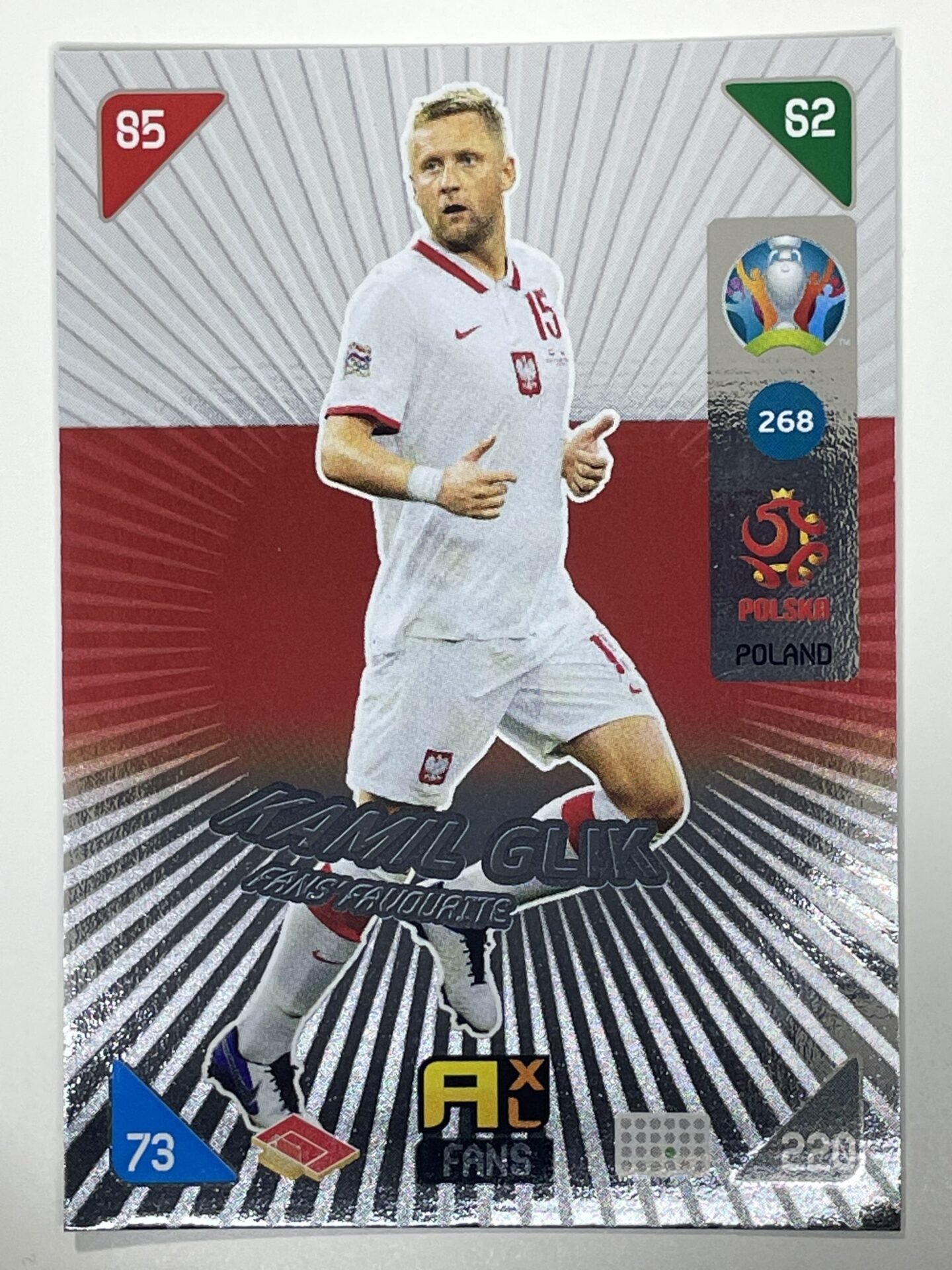 Kamil Glik Fans Favourties (Poland) Football Card &#8211; Euro 2020 Adrenalyn XL