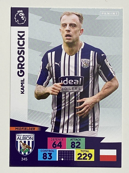 Kamil Grosicki (West Brom) Football Card &#8211; Premier League Adrenalyn XL 2020:21