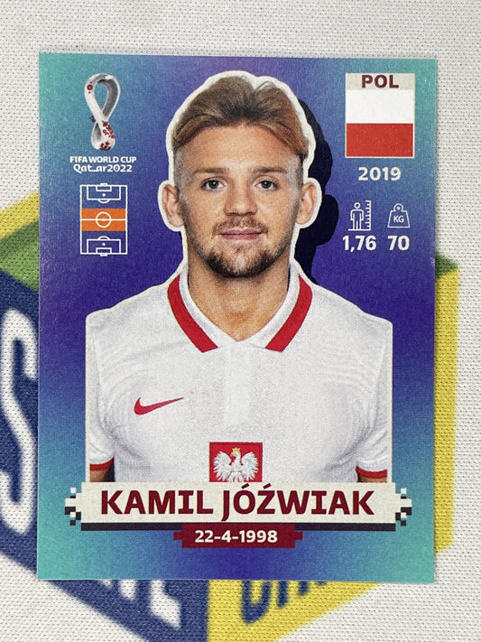 Kamil Jozwiak Poland Panini World Cup 2022 Qatar Stickers