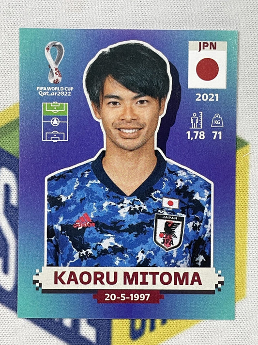 Kaoru Mitoma Japan Panini World Cup 2022 Qatar Stickers