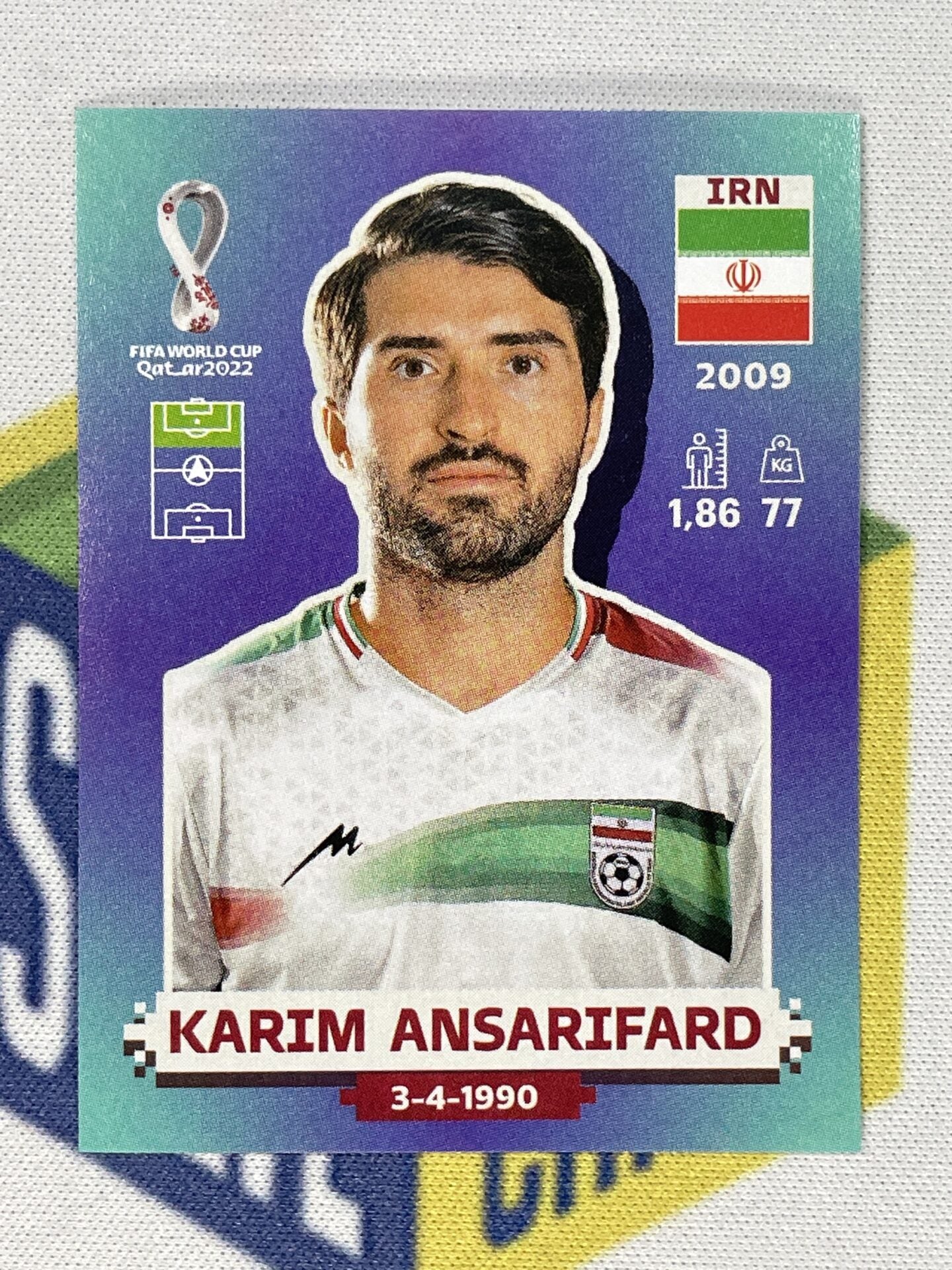 Karim Ansarifard Iran Panini World Cup 2022 Qatar Stickers