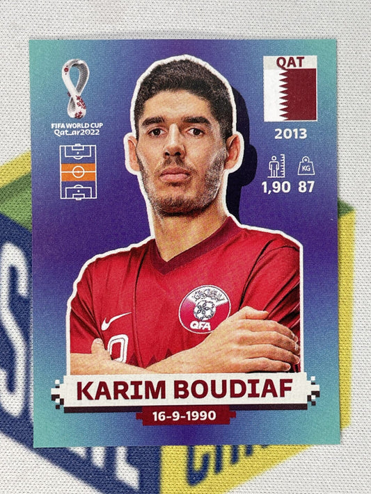 Karim Boudiaf Qatar Panini World Cup 2022 Qatar Stickers