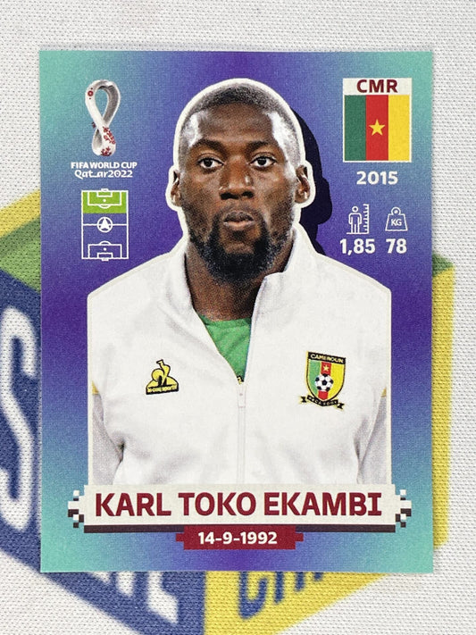 Karl Toko Ekambi Cameroon Panini World Cup 2022 Qatar Stickers