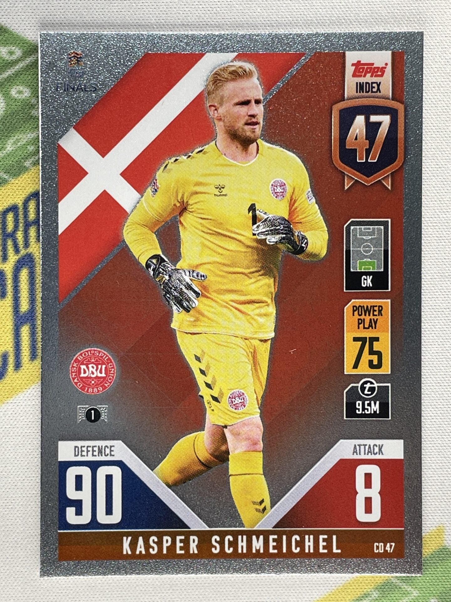 Kasper Schmeichel Denmark Topps Match Attax 101 Road to Nations League 2022 Card