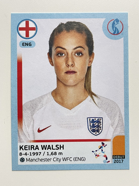 Keira Walsh England Base Panini Womens Euro 2022 Stickers Collection