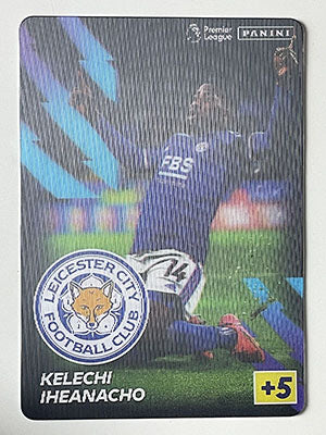 Kelechi-Iheanacho-Lenticular-Panini-Adrenalyn-XL-2021-22-Card-Football