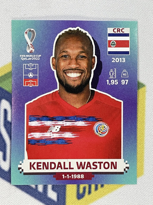 Kendall Waston Costa Rica Panini World Cup 2022 Qatar Stickers