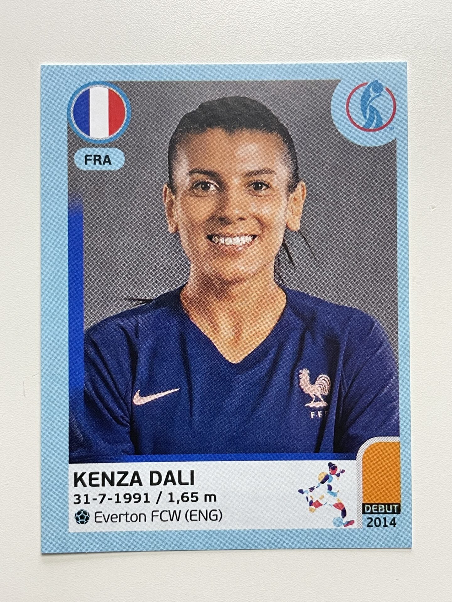 Kenza Dali France Base Panini Womens Euro 2022 Stickers Collection