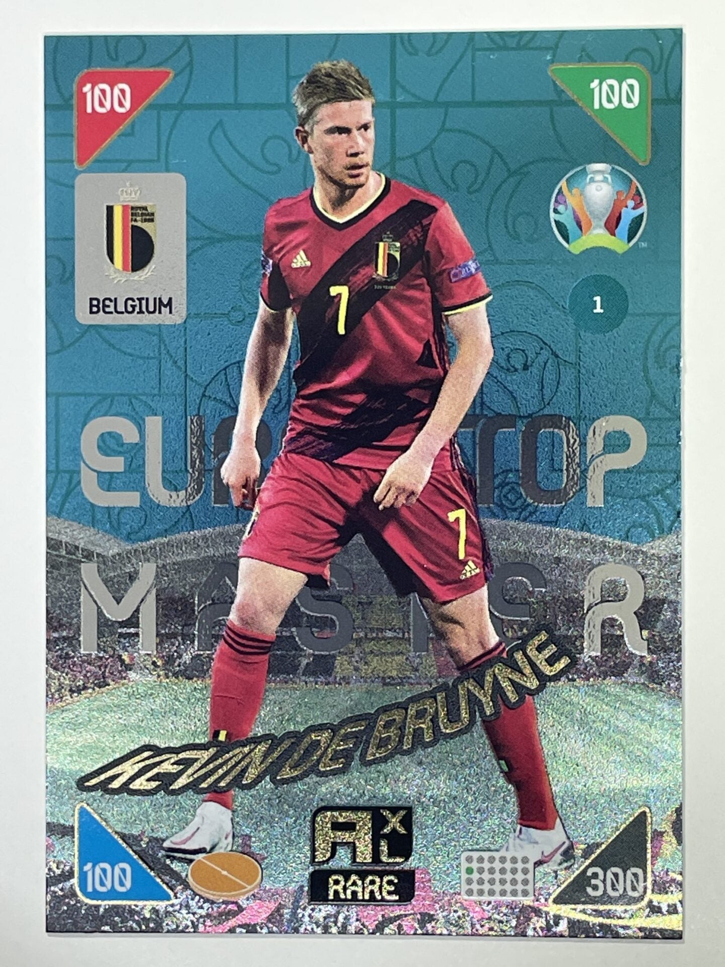 Kevin De Bruyne Euro Top Master (Belgium) Football Card &#8211; Euro 2020 Adrenalyn XL