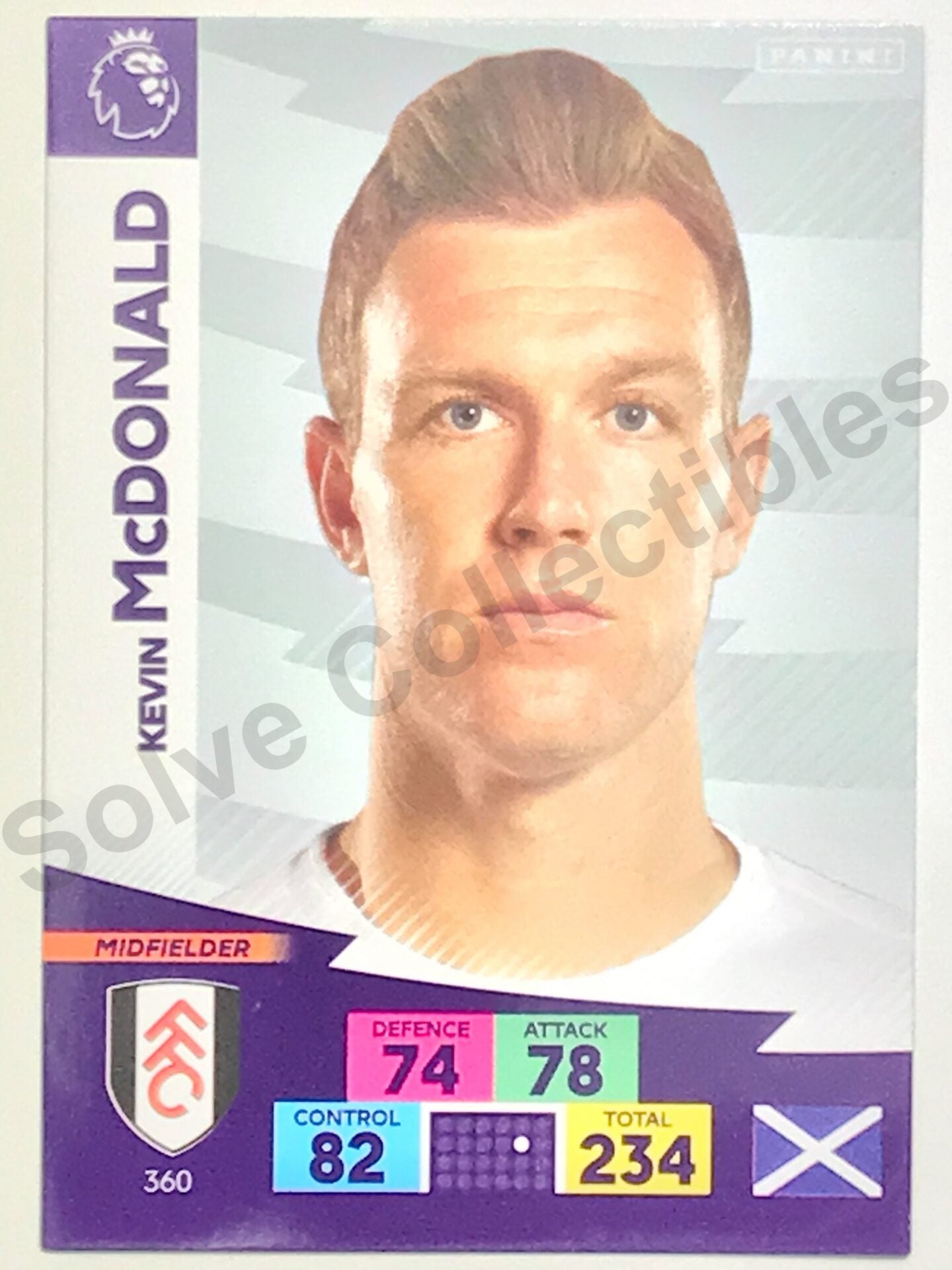 Kevin McDonald (Fulham) Football Sticker &#8211; Premier League Adrenalyn XL 2020:21