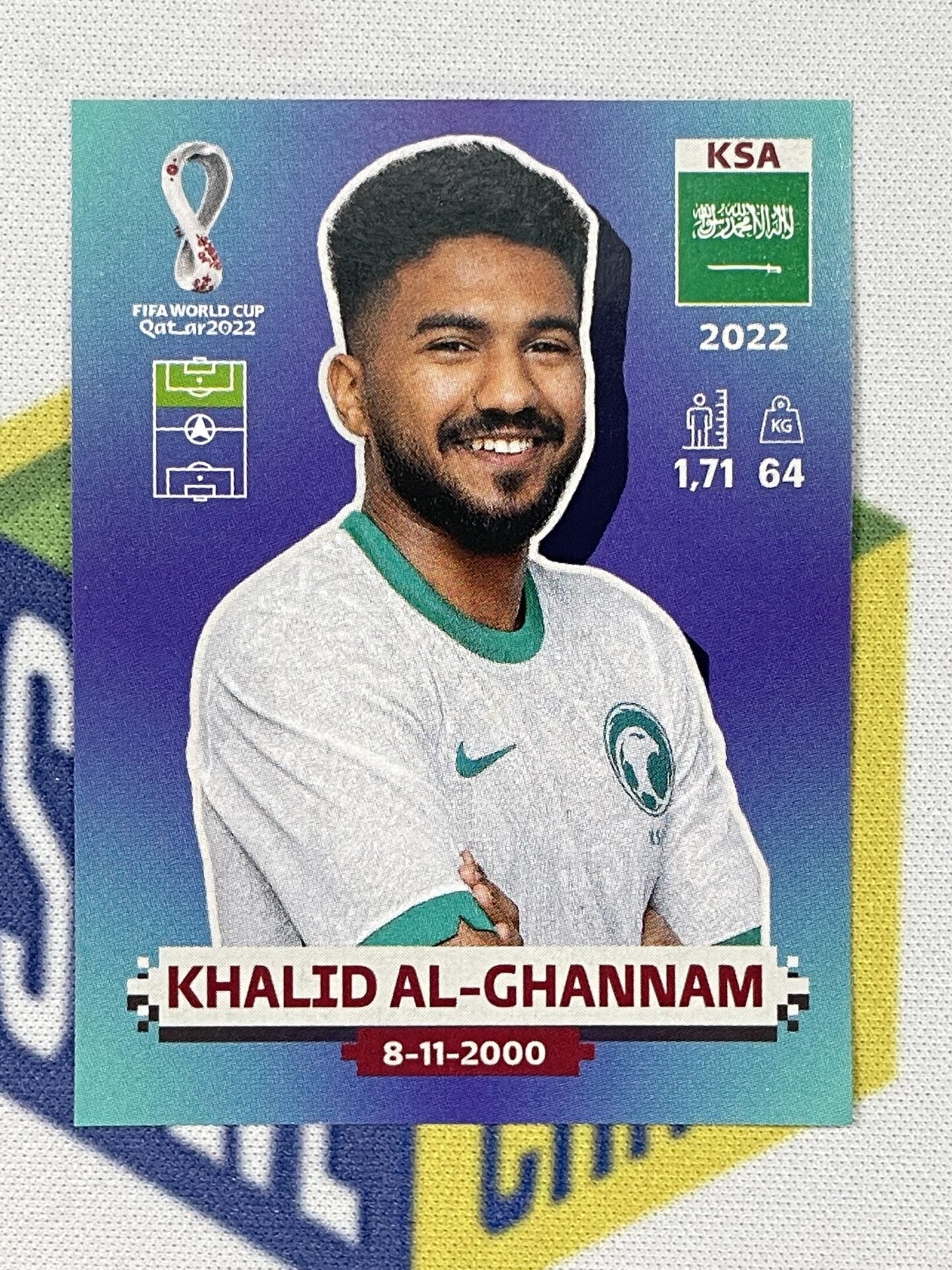 Khalid Al-Ghannam Saudi Arabia Panini World Cup 2022 Qatar Stickers