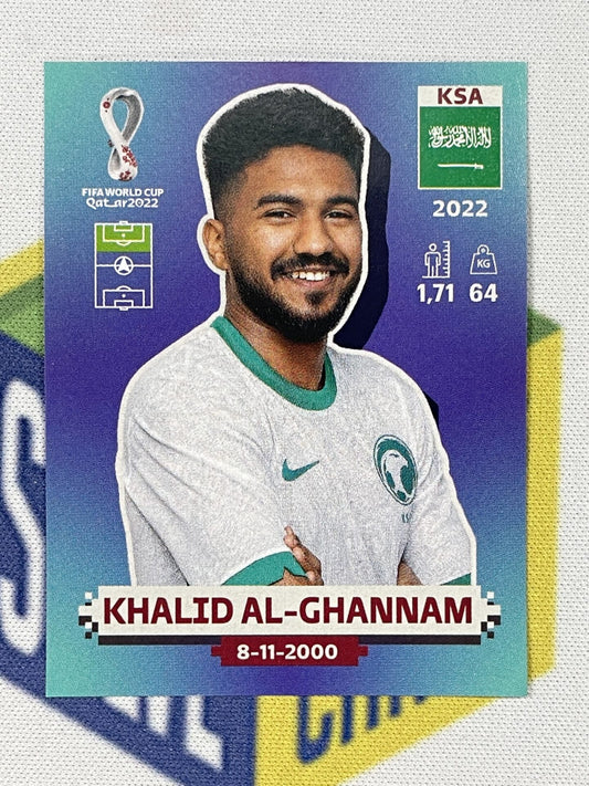 Khalid Al-Ghannam Saudi Arabia Panini World Cup 2022 Qatar Stickers