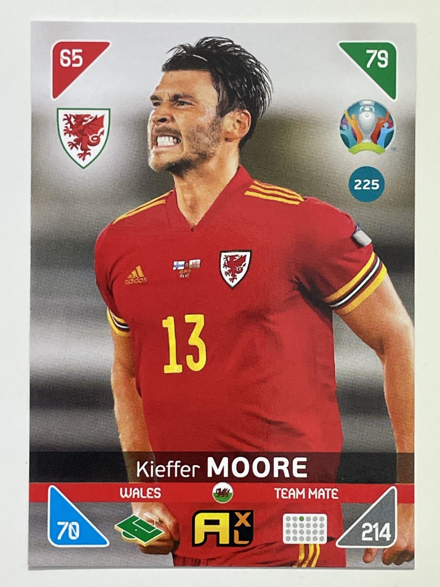 Kieffer Moore Team Mates (Wales) Football Card &#8211; Euro 2020 Adrenalyn XL