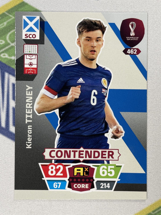 Kieran Tierney Scotland Panini World Cup 2022 Adrenalyn XL Card