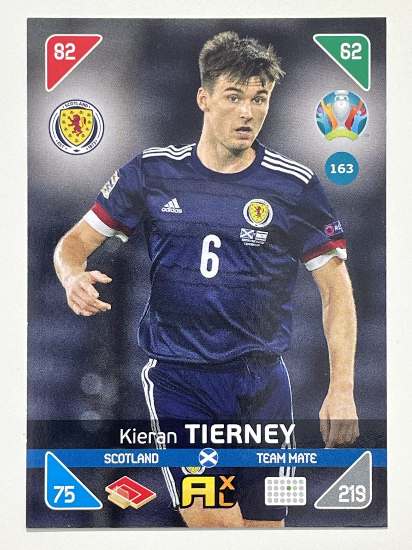 Kieran Tierney Team Mates (Scotland) Football Card &#8211; Euro 2020 Andrenalyn XL