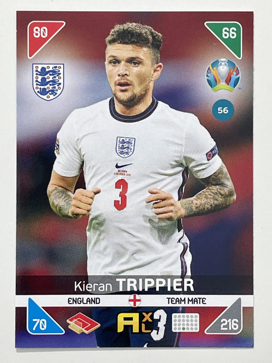 Kieran Trippier Team Mates (England) Football Card &#8211; Euro 2020 Adrenalyn XL